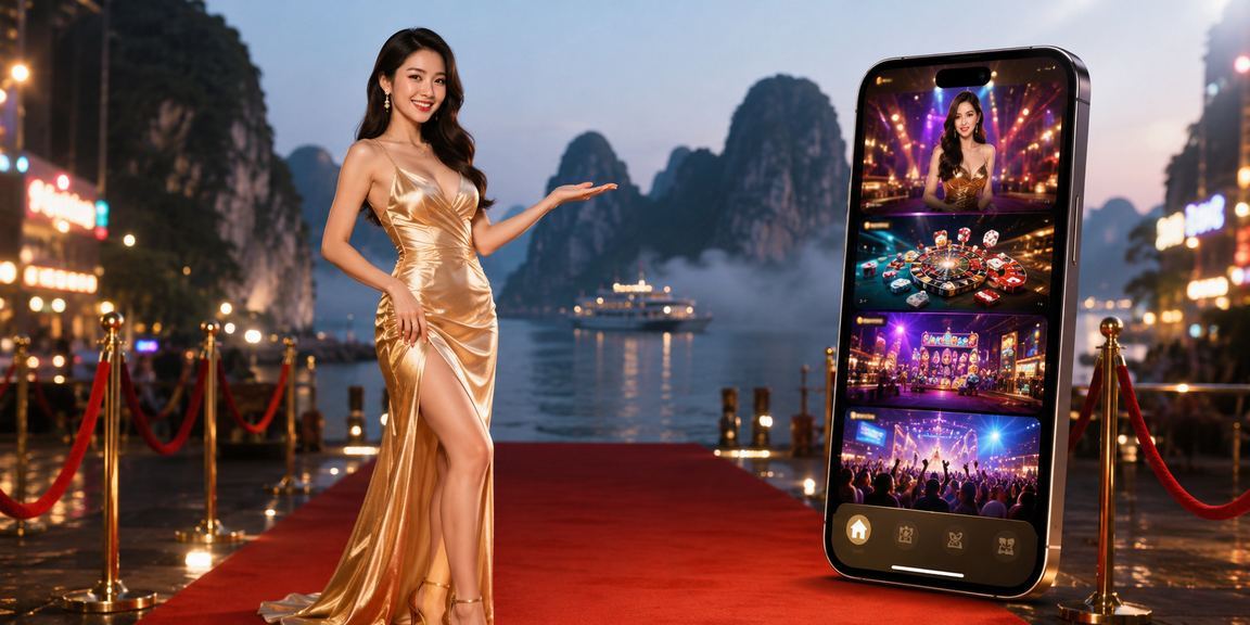 Quầy chơi casino trên thiết bị di động ở Hạ Long